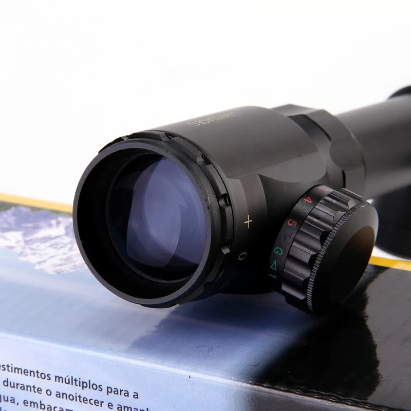 11mm/20mm Rail 6-24X50 Adjustable Green Red Dot Illuminated Hunting Tactical Riflescope Reticle Optical Sight Scope | Спорт и