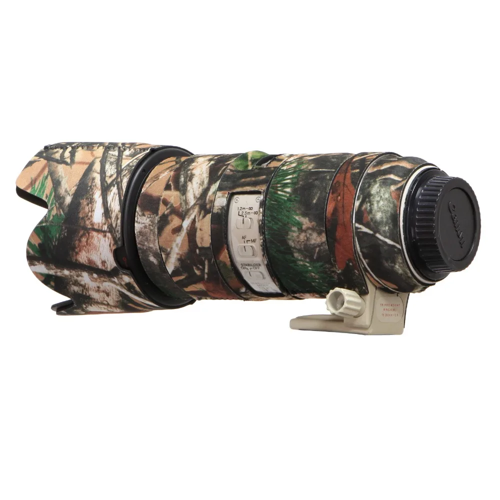 Для Canon 70 200F2.8ISII водонепроницаемая резиновая крышка защитный чехол камуфляжный