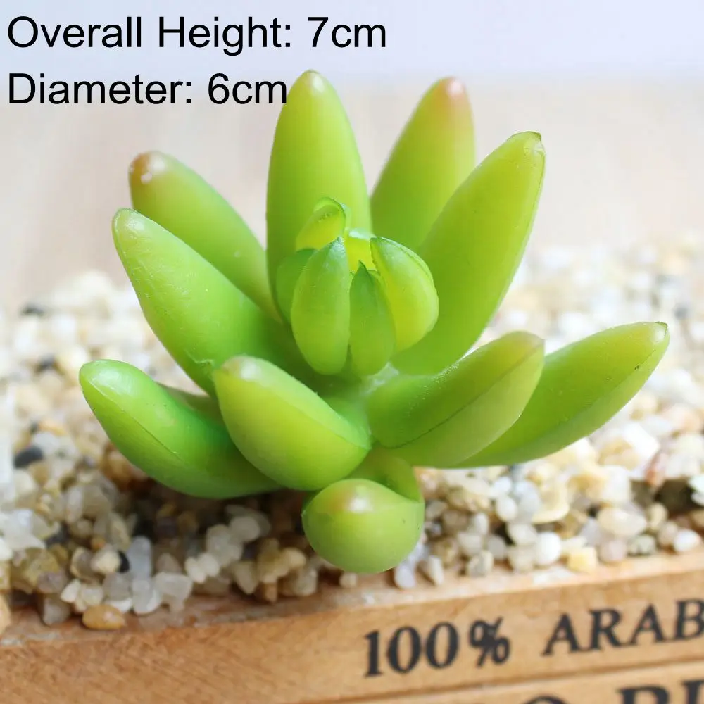 39Styles Green Artificial Succulents Plants for Home Garden Decoration Wedding Plants Wall Flower Arrangement Bonsai Fake Plants - Цвет: QianLu XianRenZhi