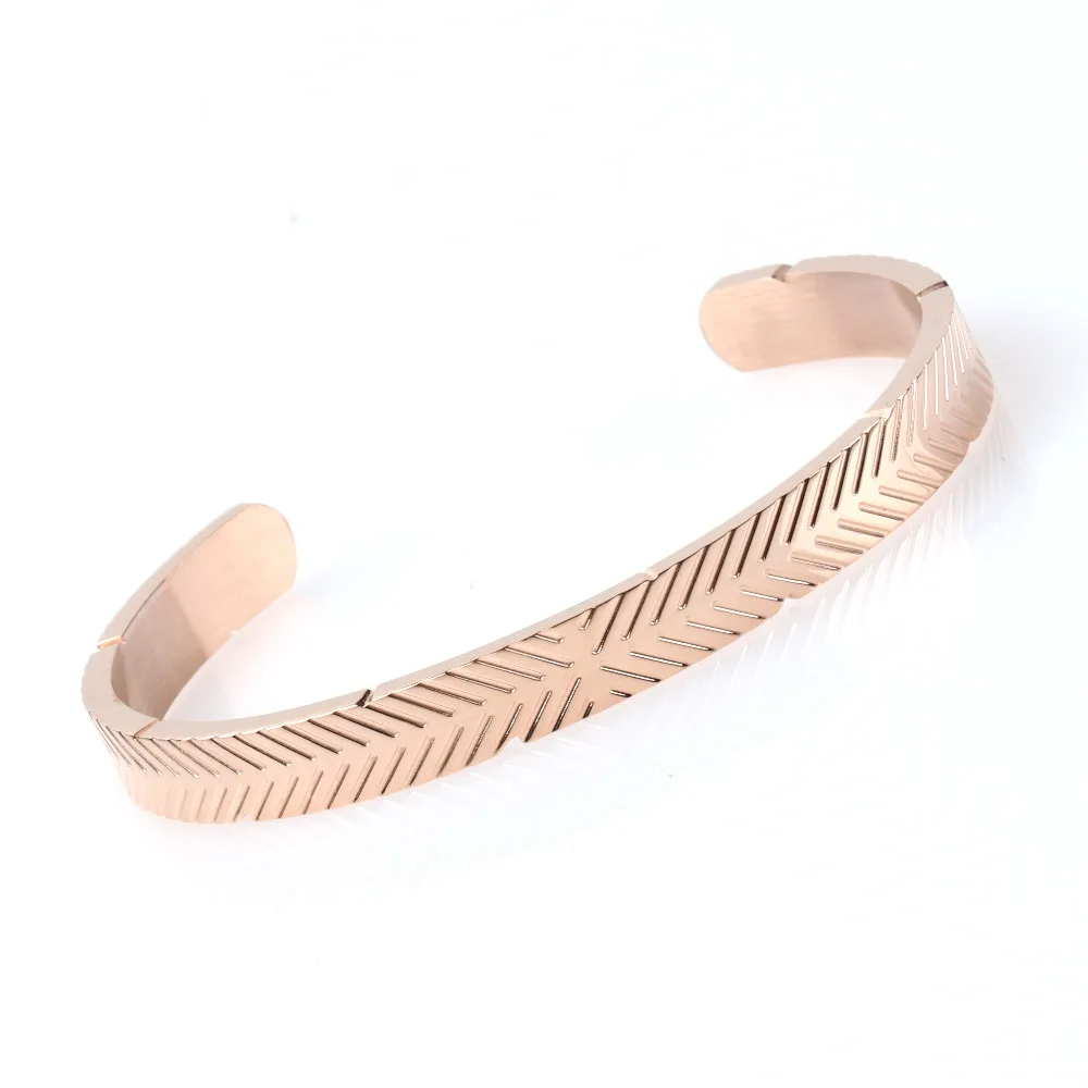 SHIDU Fashion Jewelry Stainless Steel Bangles Charm Stripe Gear Cuff Bracelet Men Bracelets For Women Silver pulseira masculina | Украшения