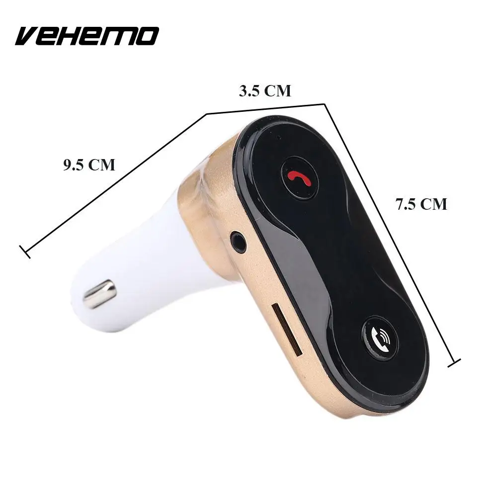 Vehemo 87 5 108 мГц 3 мм автомобиля Mp3 плеер вызова Bluetooth MP3 FM радио Портативный высокая