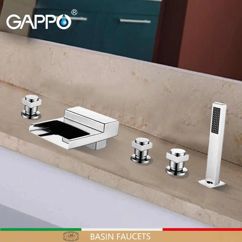 GAPPO смеситель для ванны на бортике смеситель для душа кран для ванны насадка для душа ванна кран для душа набор для душа