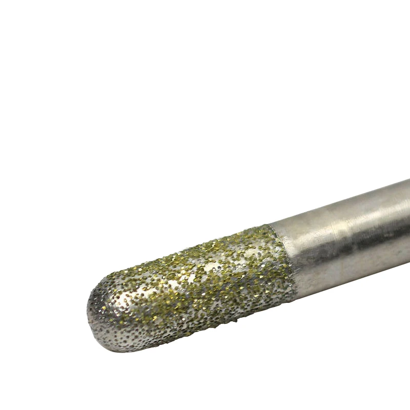 

1pc 10*10mm cnc router Electroplated diamond stone carving tool stone engraving machine cutter stone cutting bits