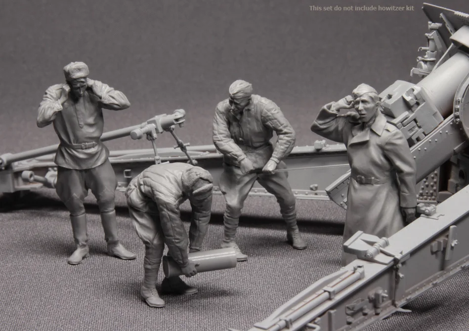 1/35 модельная фигурка из смолы набор 137 русский пистолет фигурки команды в