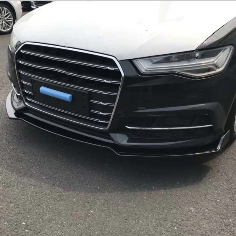 

ABS Front Lip Bumper Splitter Apron for Audi A6 sport version 2015 2016 2017