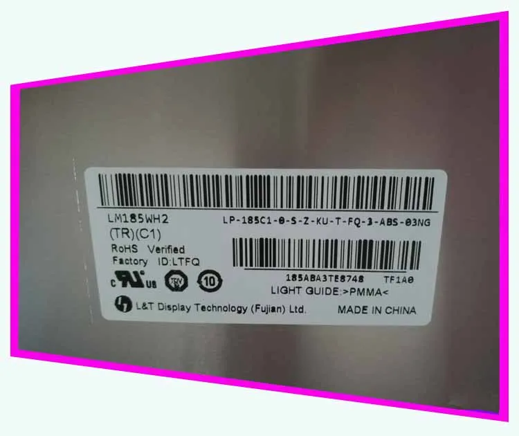 

100% Оригинальный Новый Бесплатная доставка Lm185wh2-t2bd новый оригинальный LM185WH2-TRC1 один экран один год гарантии
