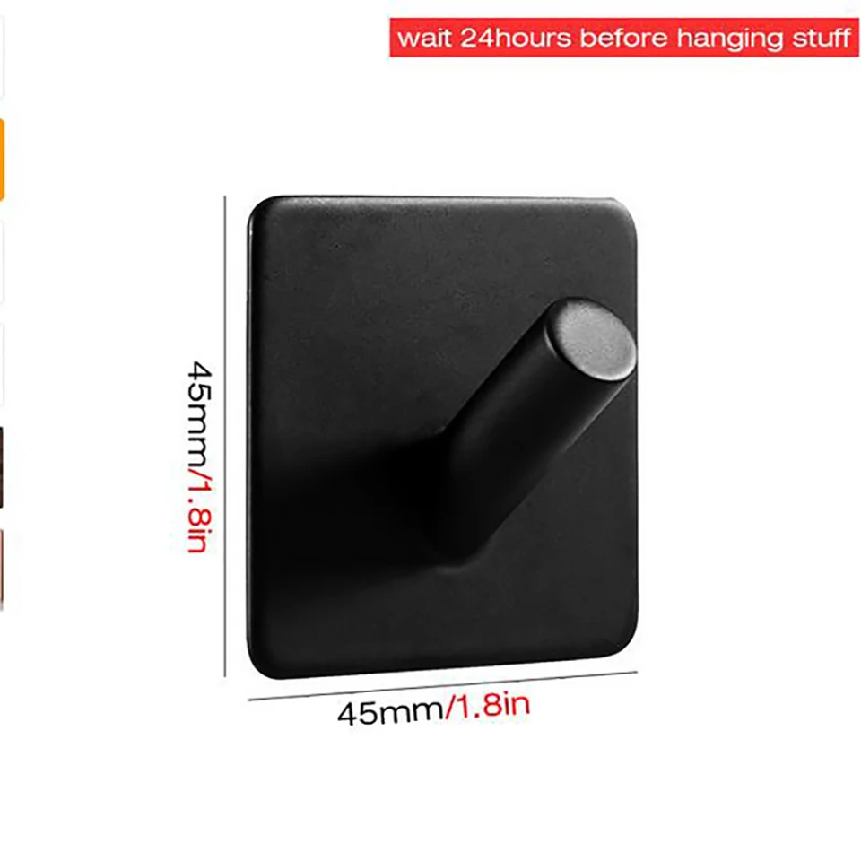 3 м самоклеющиеся Крючки из сверхпрочной нержавеющей стали настенные крючки для