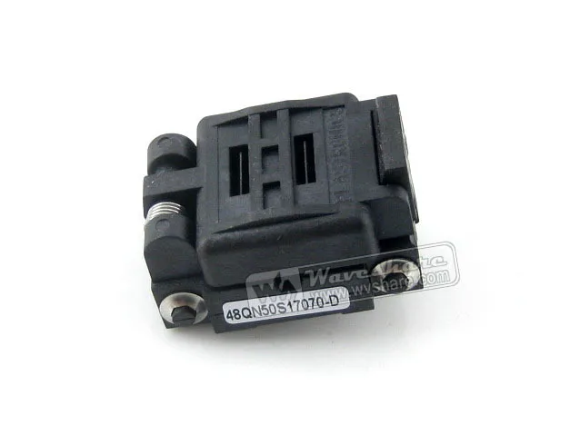48QN50K17070 48QN50S17070 Plastronics IC тестовая розетка 0 5 мм Шаг QFN48 MLP48 MLF48 упаковка|package sleeve|package