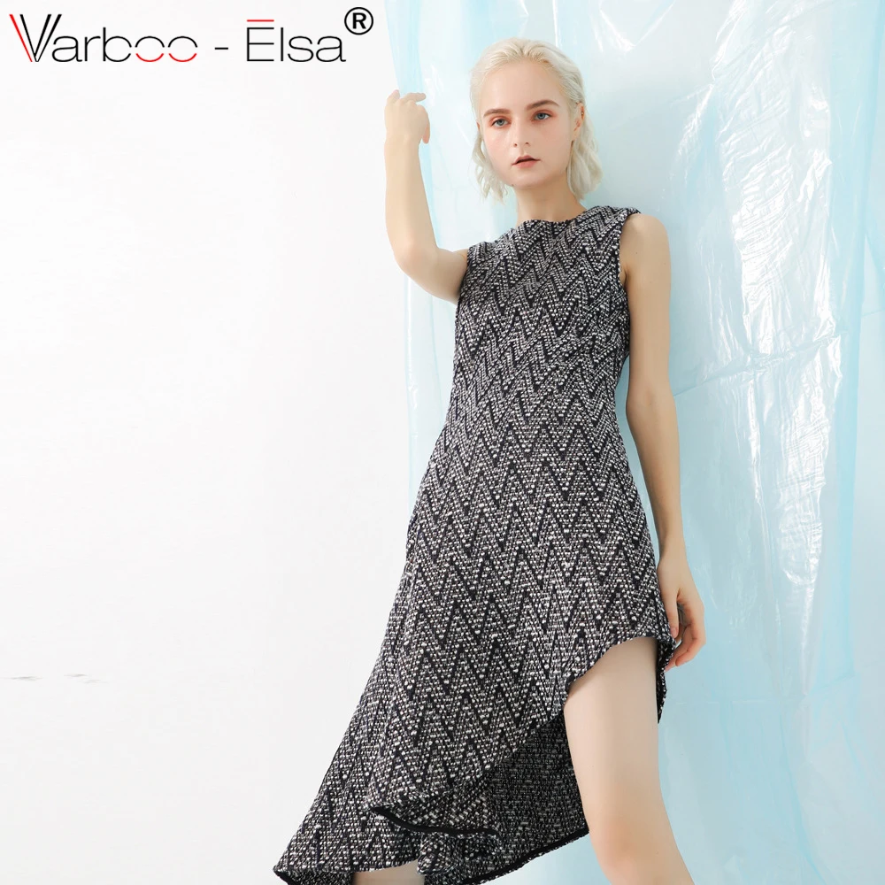 VARBOO_ELSA/кружевное платье в стиле пэчворк Женское Платье-туника с оборками