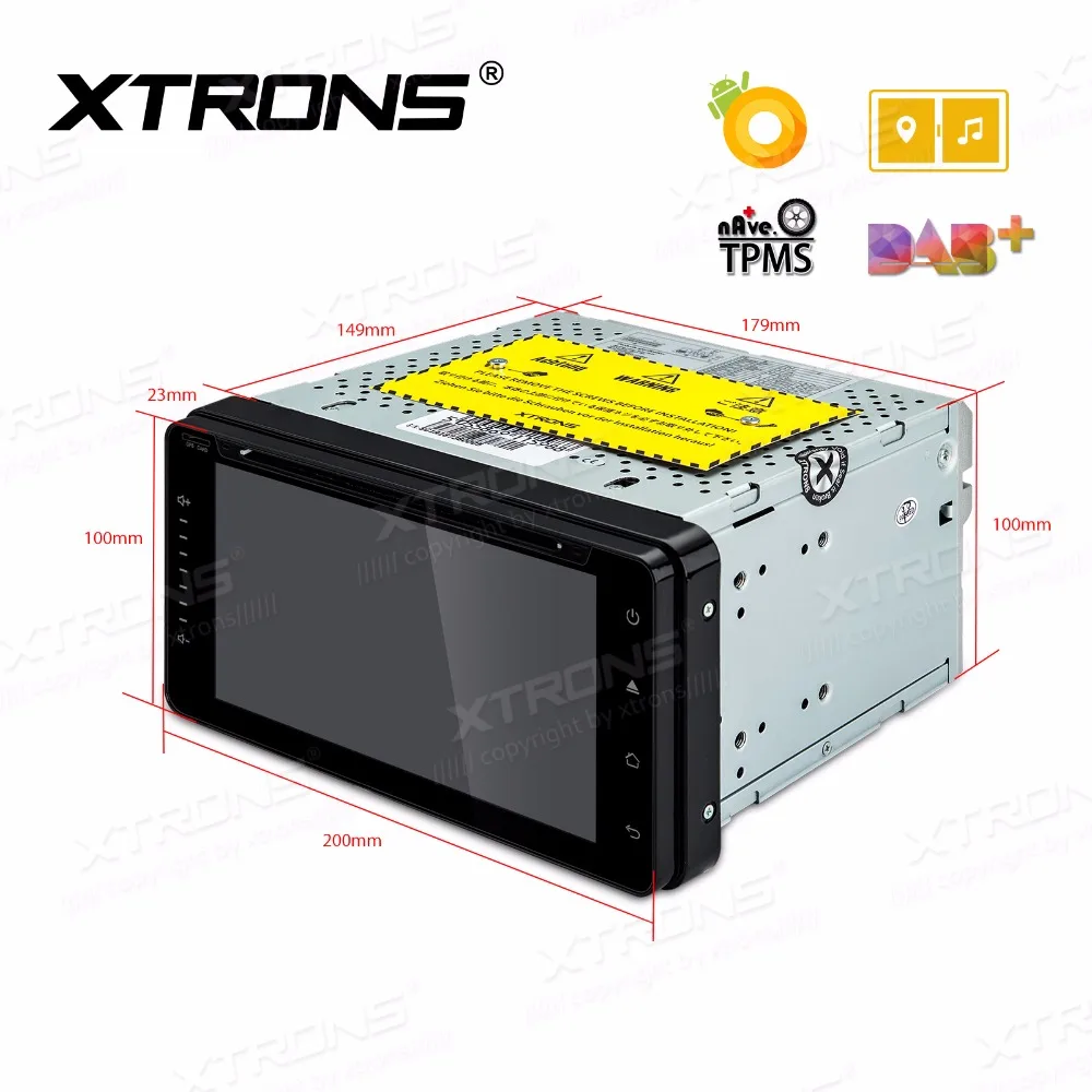 XTRONS 2 Din 6 95 ''android 8 0 Octa Core dvd плеер для автомобиля радио gps навигации Toyota RAV4 Corolla Vios