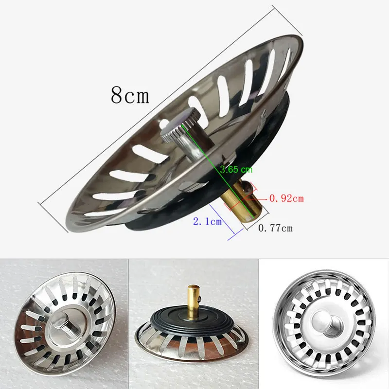 1 шт. фильтр для раковины из нержавеющей стали|Дуршлаги и сита| |