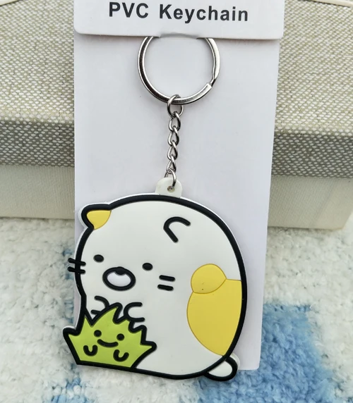 see chart IVYYE 1 шт. Sumikko gurashi ролевой аниме-брелок для ключей ПВХ Рисунок брелок милые игрушки брелок для ключей подарки на день рождения унисекс Новинка - Цвет: see chart