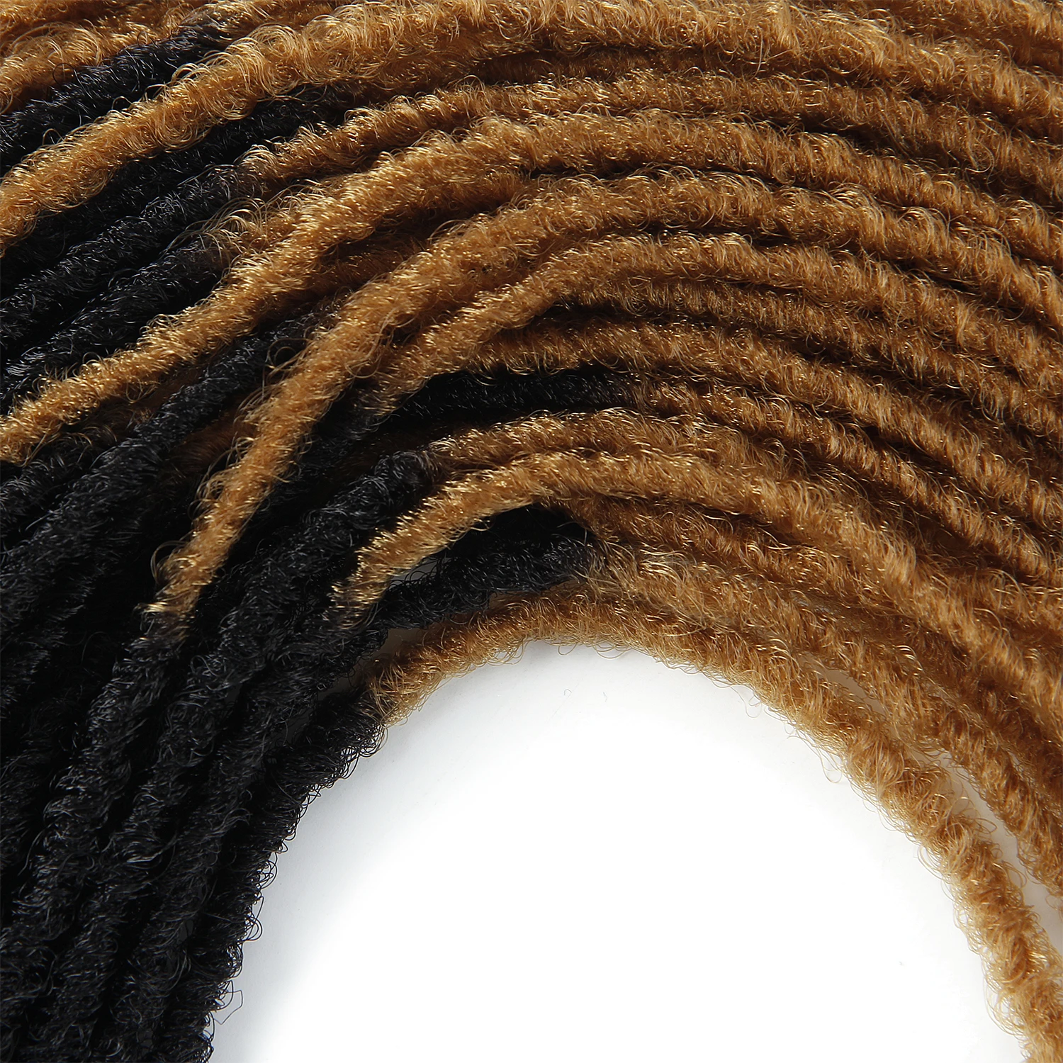 Sister Locks искусственные локоны в стиле Crochet волосы для наращивания Омбре чистый цвет 18 дюймов блонд коричневый Жук синтетические волосы для женщин крючком косы
