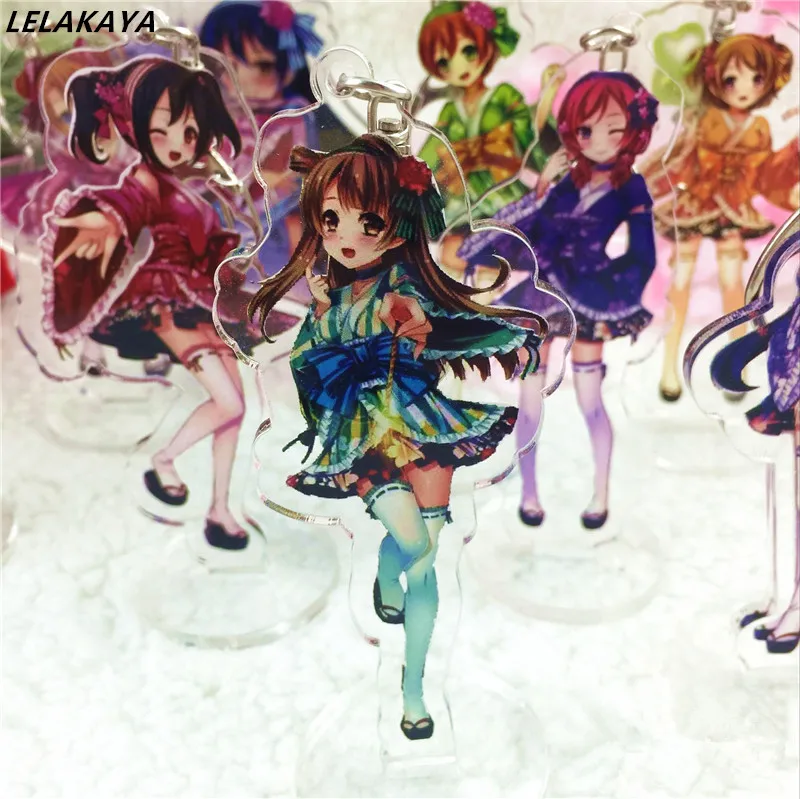 LoveLive! Школьный Idol Project аниме напечатанный рисунок Rin Umi Kotori Kimono версия модели
