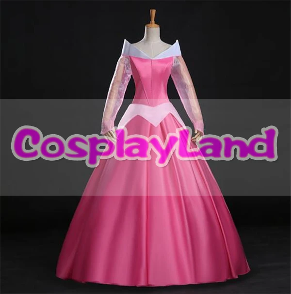 Платье принцессы Авроры Спящей красавицы Костюмы на Хэллоуин для взрослых