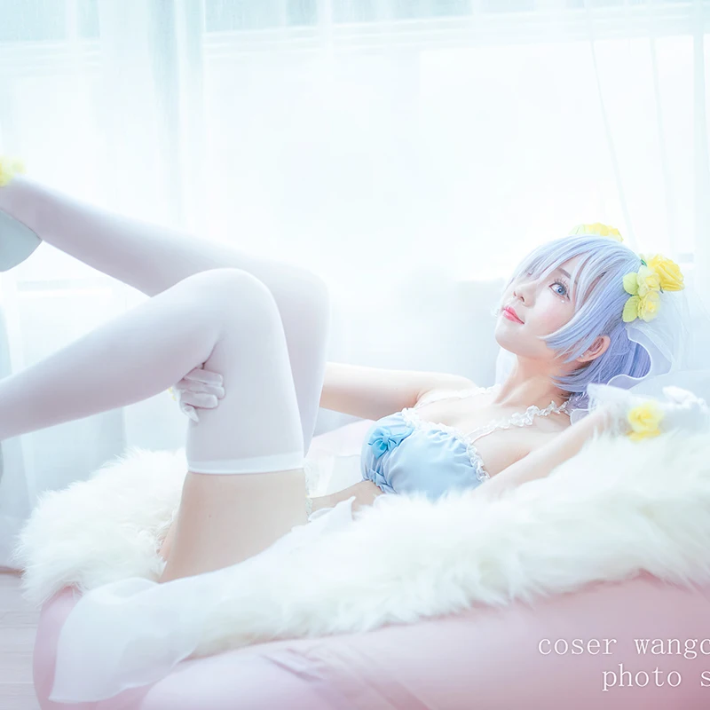 [STOCK]2018 аниме Re:Life In A Different World From Zero RAM/REM сексуальный купальник для косплея костюм