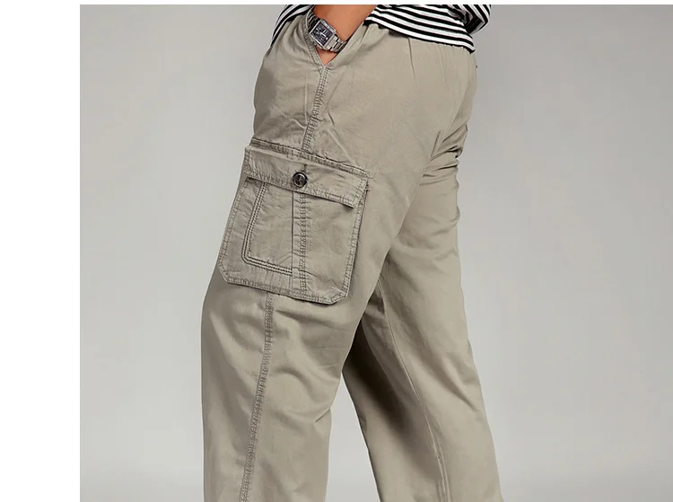 Modis черные брюки карго мужские Pantalon Homme Calca Masculina размера плюс 5XL 6XL хаки военные тактические карго Брюки