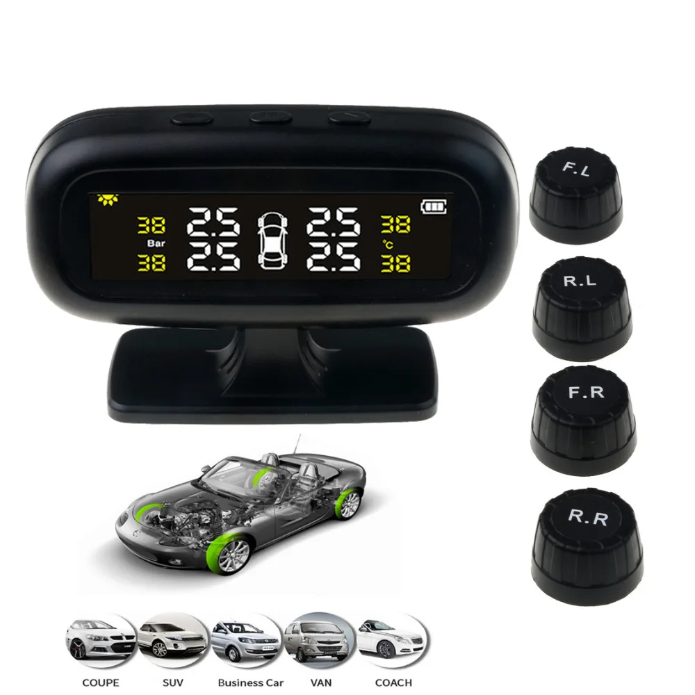 Двухсторонняя установка TPMS солнечной энергии шин давление сигнализации