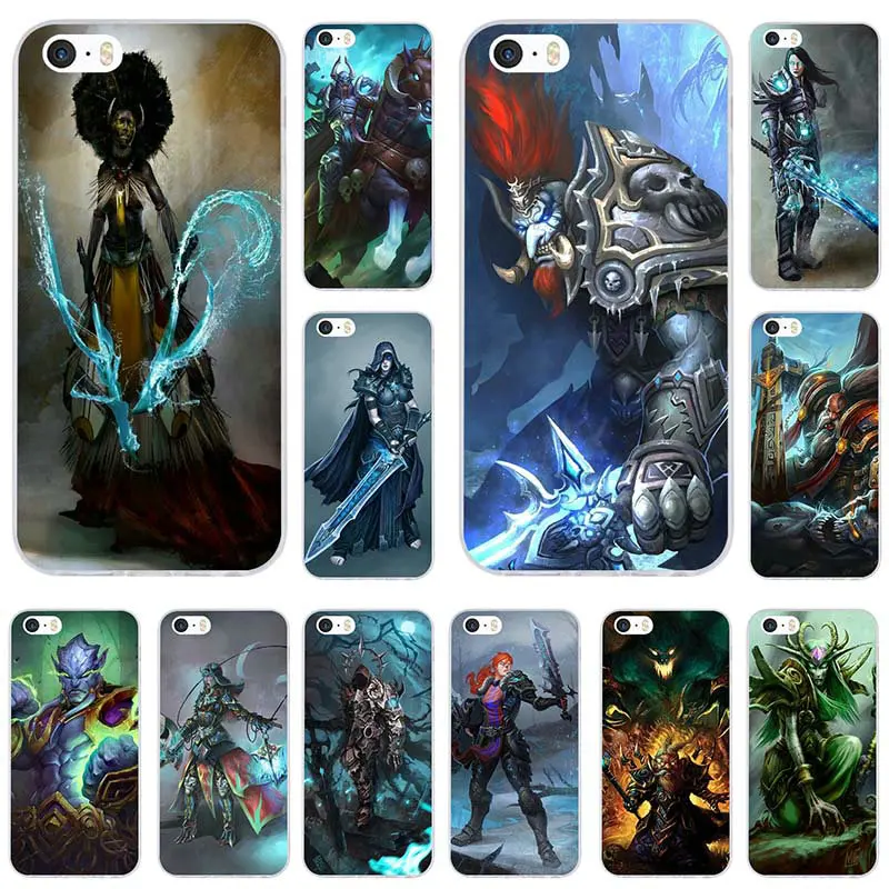 Мир Warcrafts Lich King бури Мобильные аксессуары чехол для iPhone 8 7 6 S Plus X XR XS Макс 5 5S SE 5C 4S 4