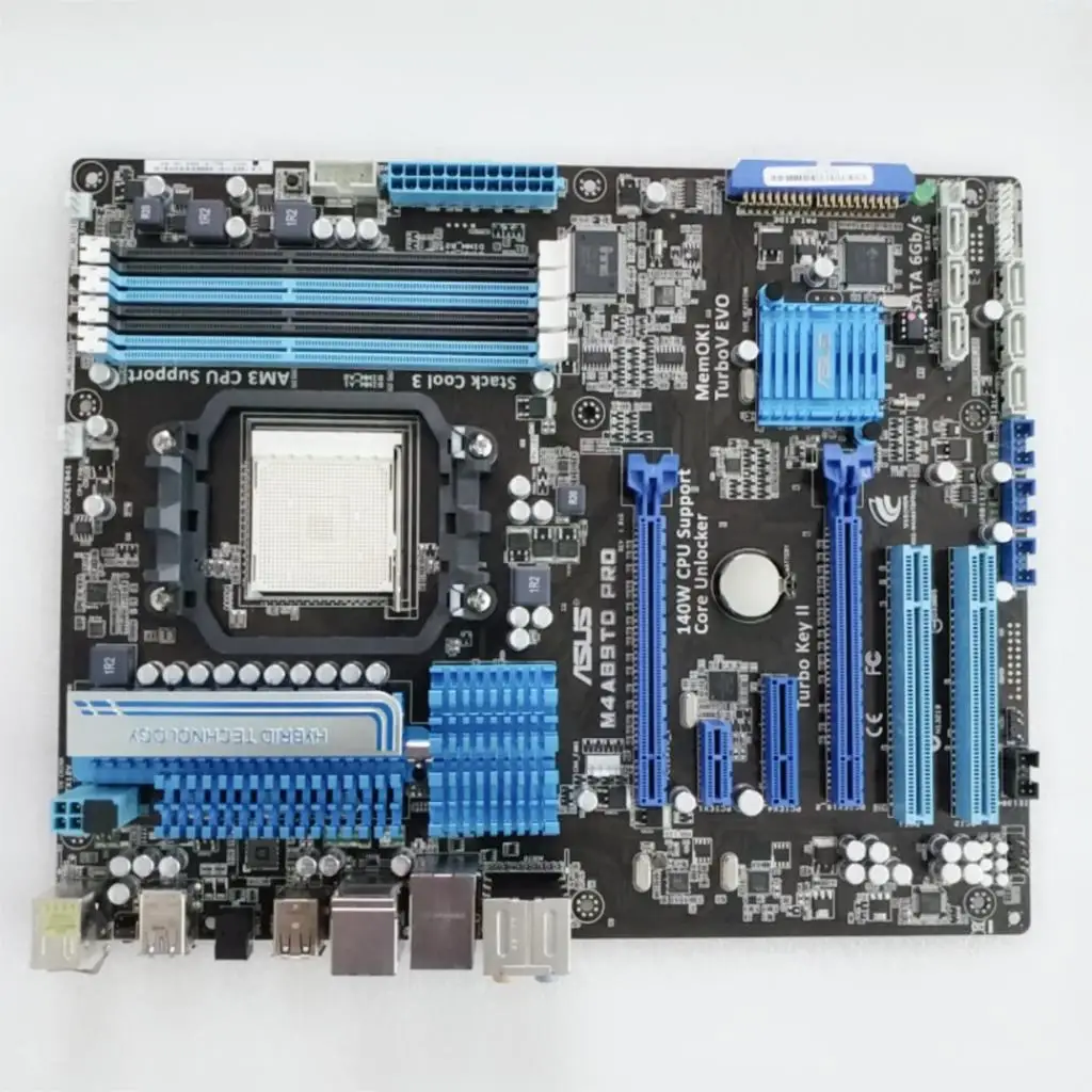 ASUS M4A89TD PRO системная плата AMD Deluxe AM3/DDR3 все твердотельные 90% Новые|Материнские