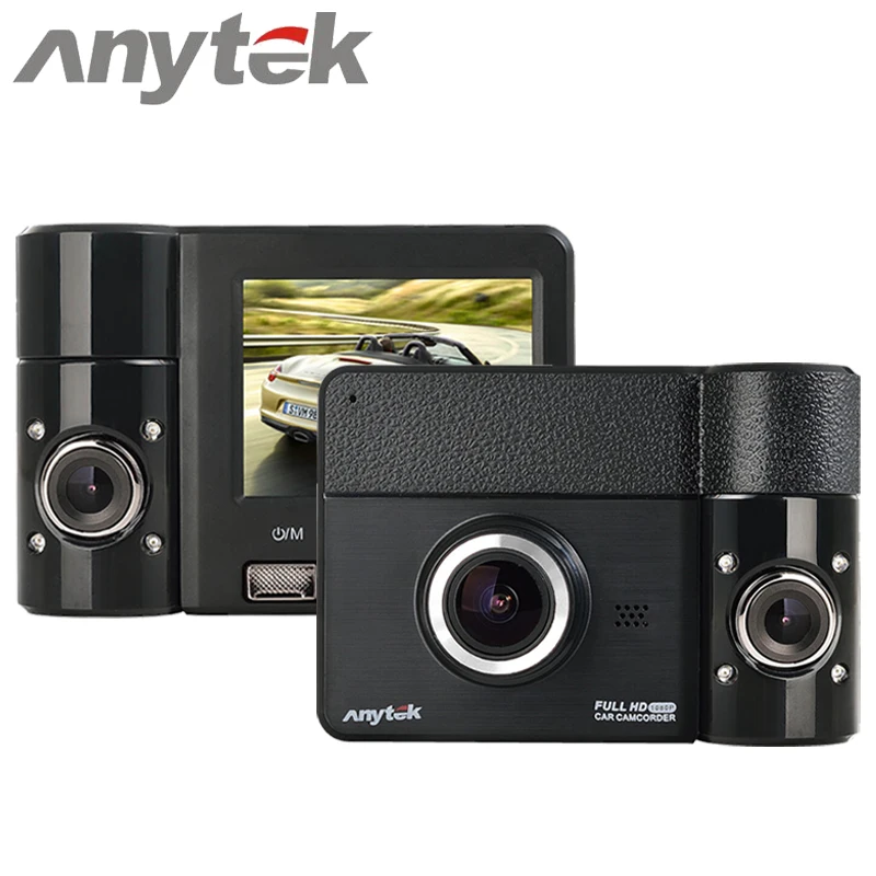 Anytek B60 Видеорегистраторы для автомобилей Новатэк 96655 170 градусов Широкий формат