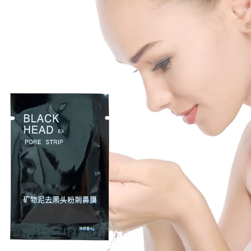 

300PCS/ Set Beauty Face Care Nose herbal Blackhead Remover Black head mask face pore strip Facial Black Mask
