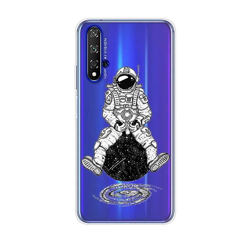 Чехол для Huawei Honor 20S 6 15 дюйма силиконовый чехол с принтом на заднюю панель мягкий