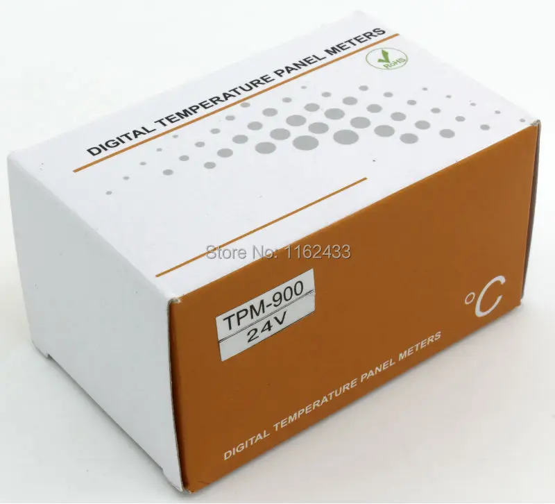 TPM 900 цифровой светодиодный термометр DC / AC 24V flush измеритель температуры с