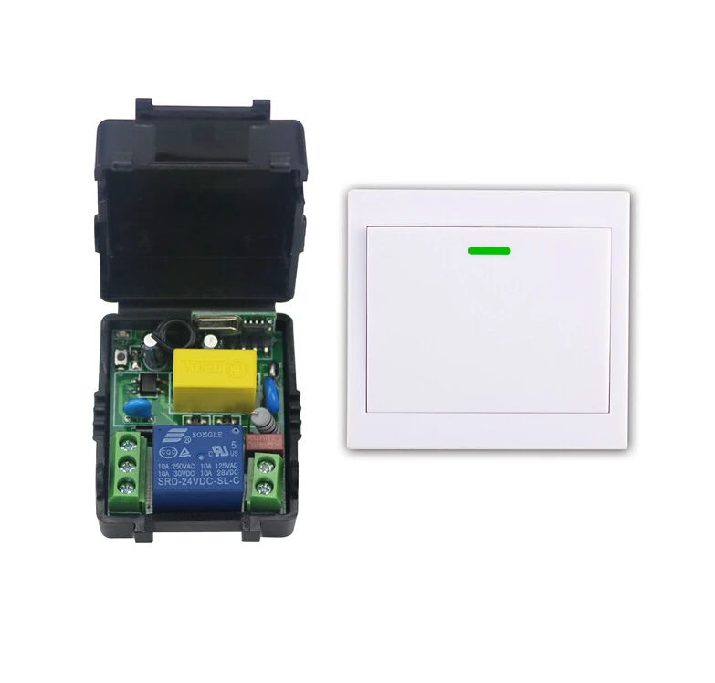 

2016 Новый переменный ток 220 В 1 канал беспроводной пульт дистанционного управления Переключатель 1 * приемник + 1 * передатчик с двусторонней клейкой лентой