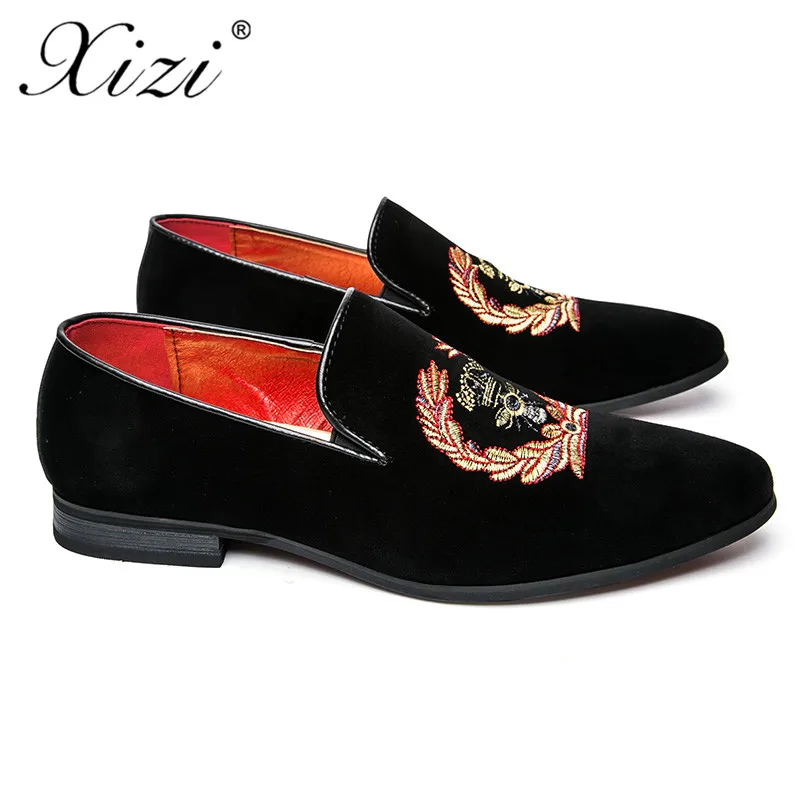 XIZI 2020 men luxury formal Shoes Male Top and Back casual leather Fashion Men Velvet Loafers Casual mens dress shoe | Обувь
