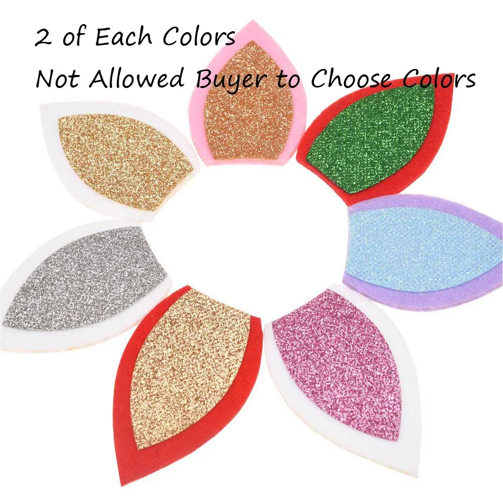 Multicolor 14 шт. эксклюзивные аксессуары для волос милые вечерние аксессуары с единорогом модная повязка с цветами повязка на голову без бантов для волос без заколки - Цвет: Multicolor