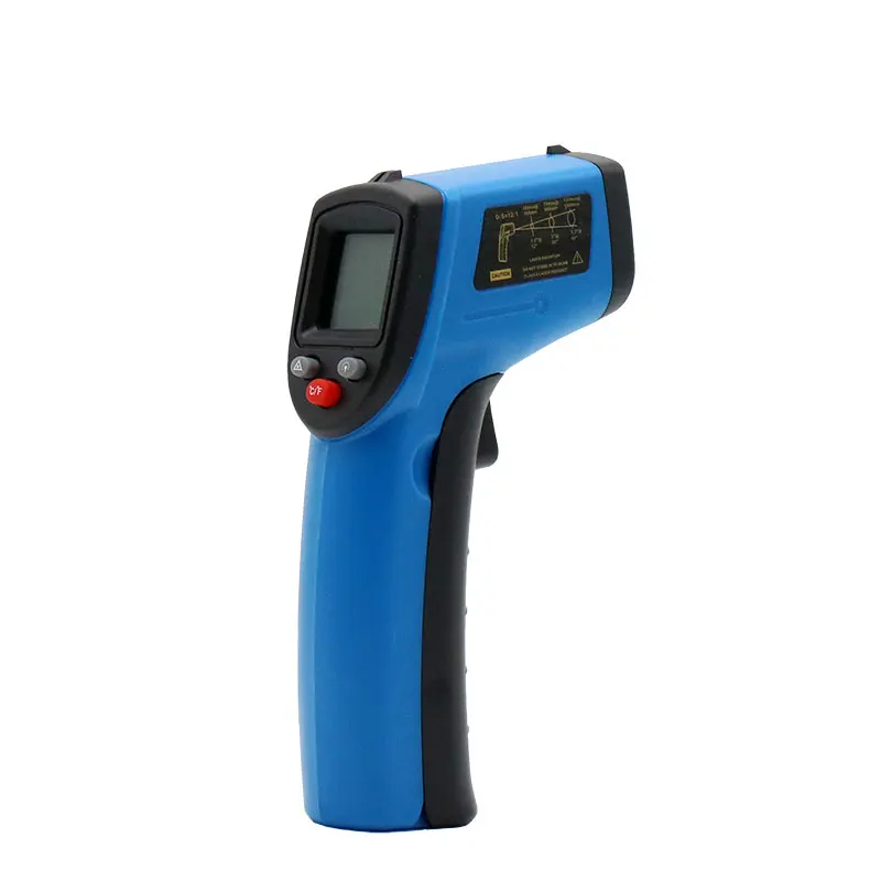 Blue GM320 лазерный ЖК цифровой ИК инфракрасный термометр измеритель температуры калибровочный пистолет точка-50~ 380 градусов Бесконтактный T20 умный дом - Color: Blue