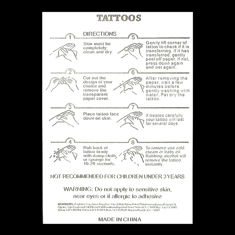 SHNAPIGN китайская Сова временная татуировка боди-арт вспышка Татуировка наклейка s