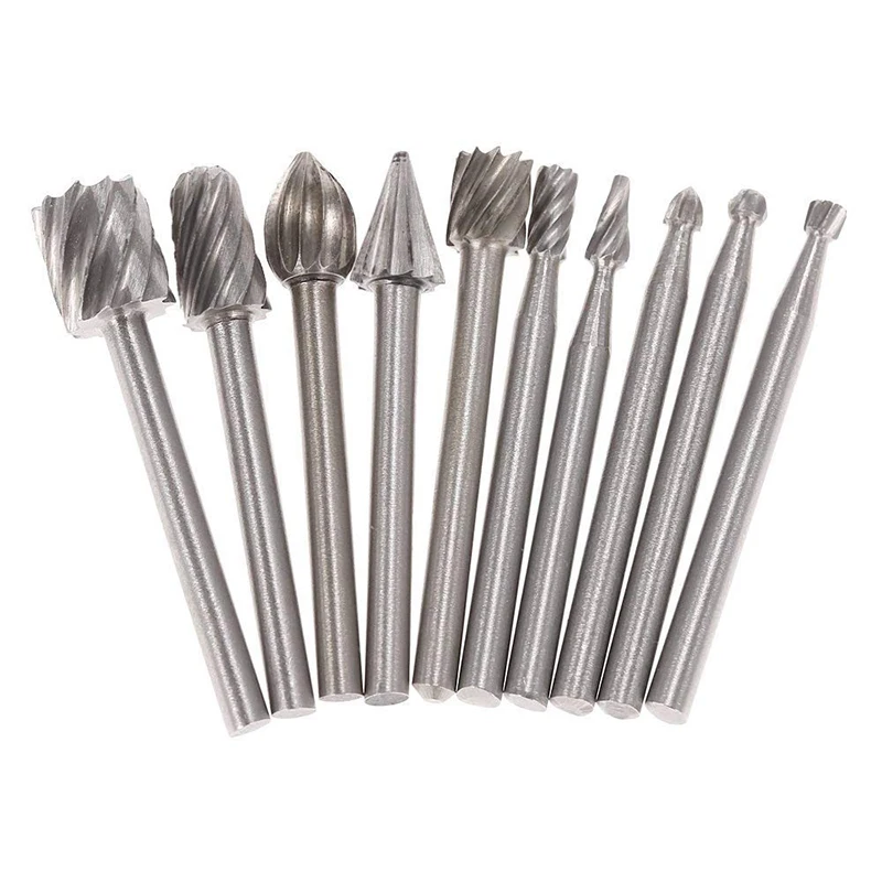 HSS фрезерный станок шлифовальные биты заусенцы для Dremel металла
