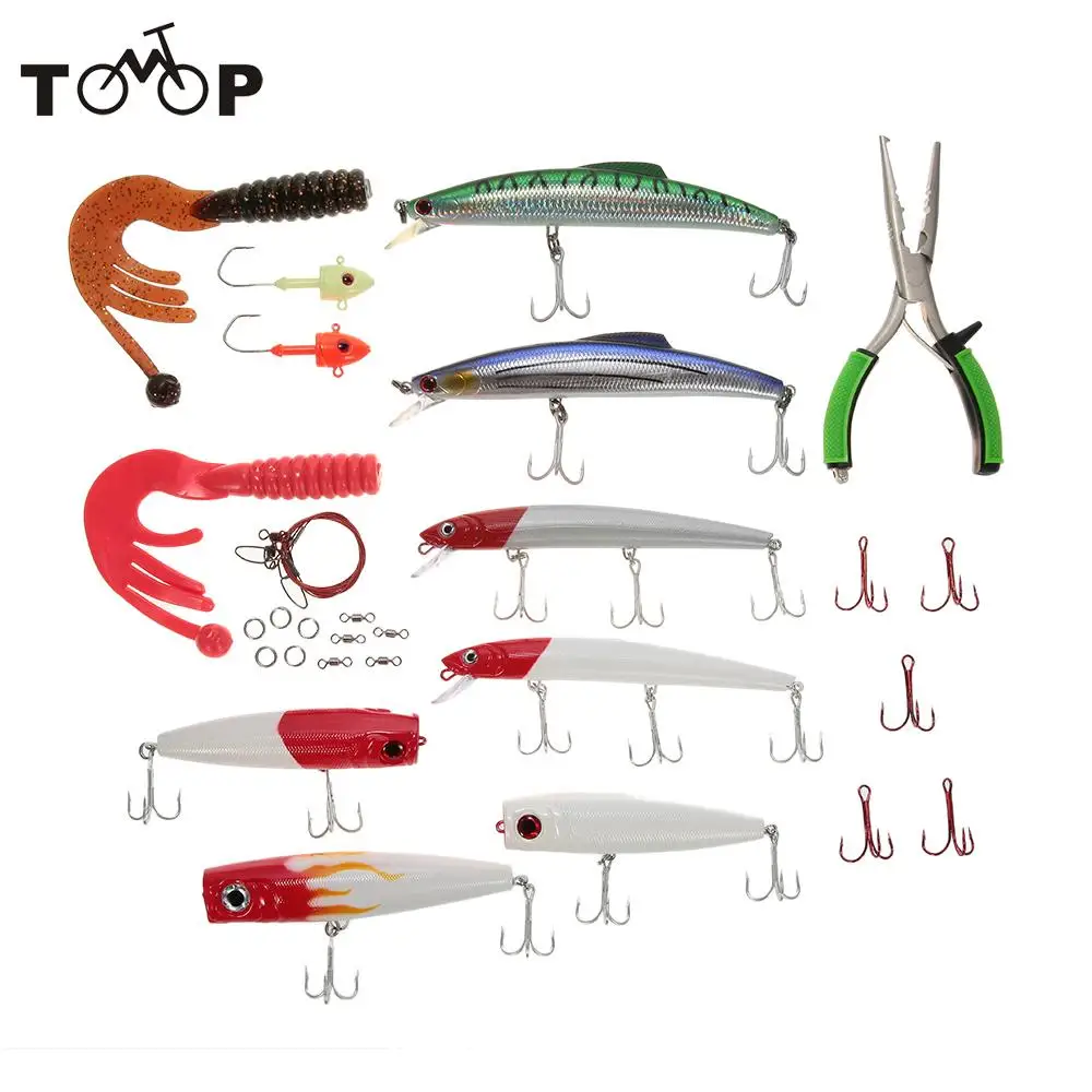 Рыболовные аксессуары 1 коробка рыболовные наборы искусственных приманок