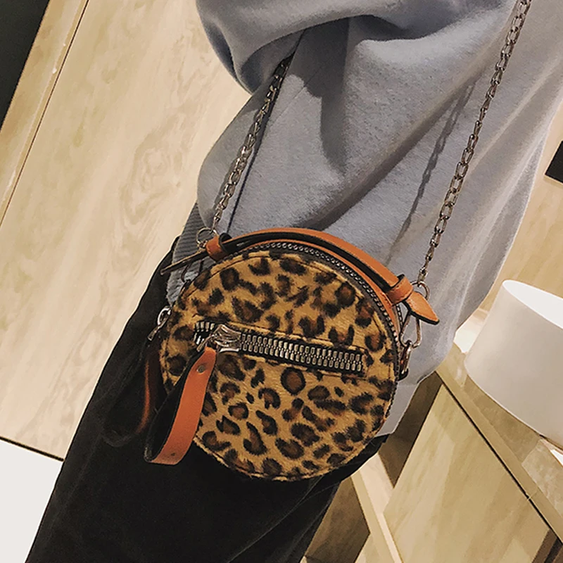Women Leather Leopard Handbags 2018 High Quality Chains Lock Shoulder Messenger Crossbody Bag Sac A Main Bolsas Feminina | Багаж и сумки