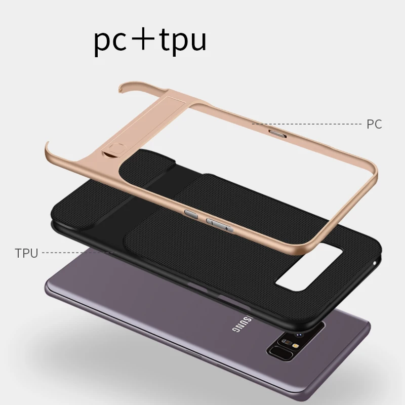Чехол CAPSSICUM NOTE8 с подставкой для Samsung Galaxy Note 8 чехлы 6 3 дюйма поликарбонатный