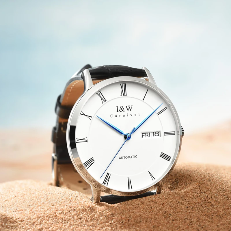 Мужские механические часы Seiko Move карнавальные автоматические водонепроницаемые