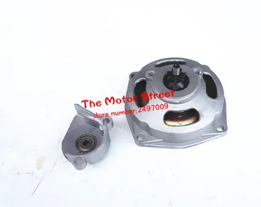 Коробка передач 47cc корпус колокола сцепления 49cc 50cc t8f 6 коробка для бензинового