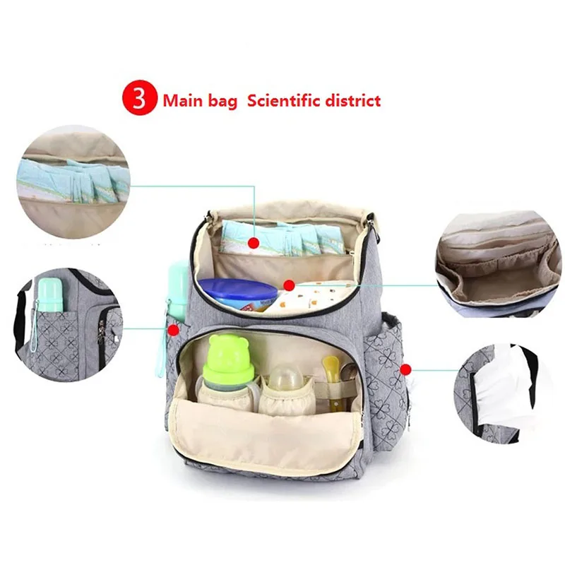 Модные многофункциональные сумки для мам Сумки пеленок и подгузников