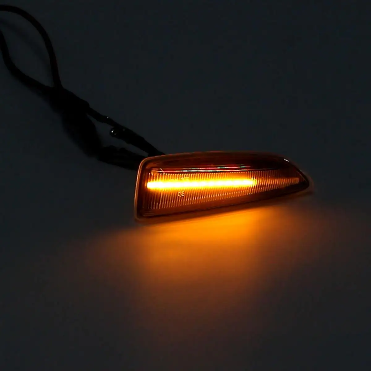 2PCS Dynamic LED Side Marker Lights 12V Flowing Turn Signal Light Side Repeater Lamp Panel Lamp for Opel for Vauxhall Astra J K