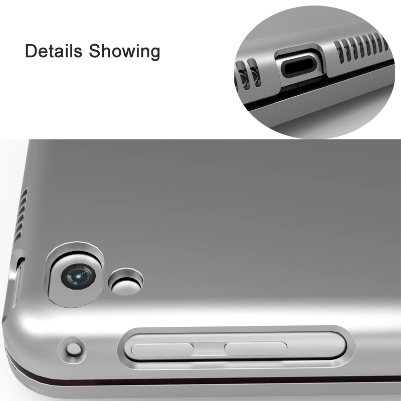 Loufu Bluetooth клавиатура для iPad металлический корпус для нового iPad 9,7 дюймов Чехлы планшеты A1822 A1823 A1893 A1954