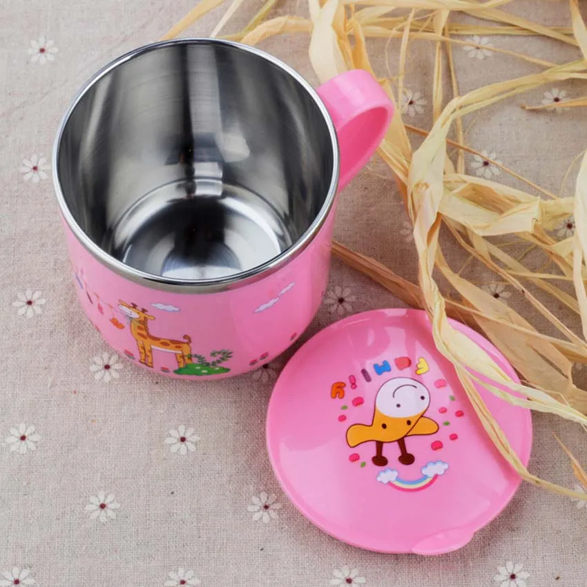 Чашка из нержавеющей стали с изображением животных 240 мл| |