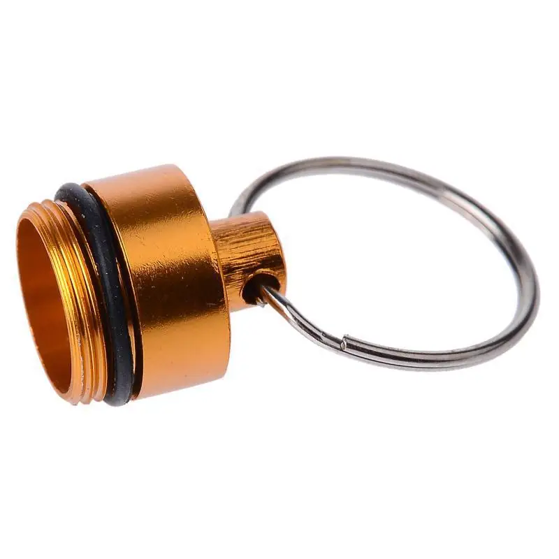 5 шт./компл. Водонепроницаемый таблетки коробка цепочка для ключей Алюминий