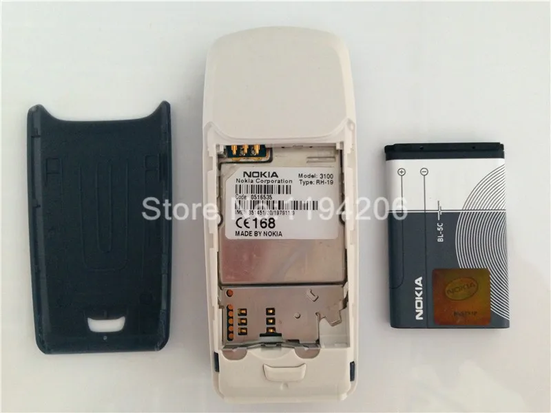 3100 фирменный разблокированный Nokia 3100 GSM бар 850 мАч Поддержка Русский Keybaord дешевый мобильный телефон 100 шт DHL