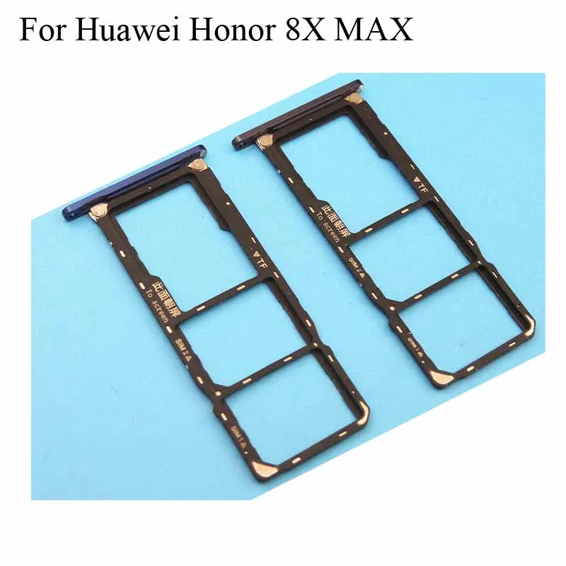Для Huawei Honor 8X Max 8 X 7 12 дюйма новый оригинальный держатель для Sim карты слот 8XMax