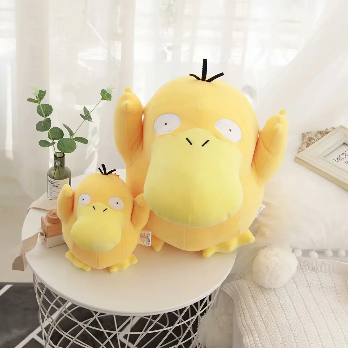 Супер мягкие игрушки Psyduck плюшевые аниме желтая утка кукла Пикачу друг милая с