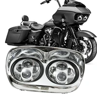 5 75 projector dual led headlight dot approved for road glide 2004 2013 accessories