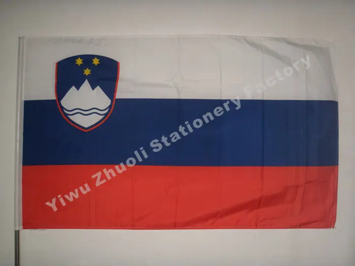 Словенский флаг 150х90см (3х5фт) 115 г Республика Словения|slovenia flag|flag slovenia |