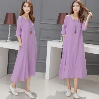 Корейское винтажное длинное платье 2018 летнее офисная одежда женское элегантное